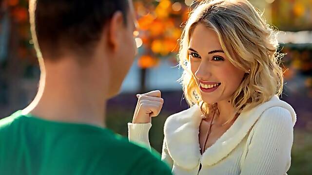 Good-looking blonde Sky Pierce nicely fucked in the missionary pose