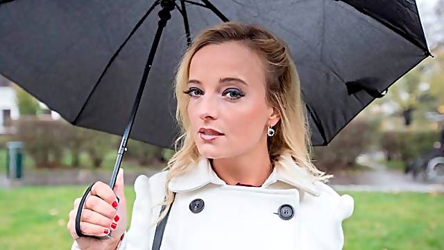 Cute white model Victoria Pure dominated by a long black snake