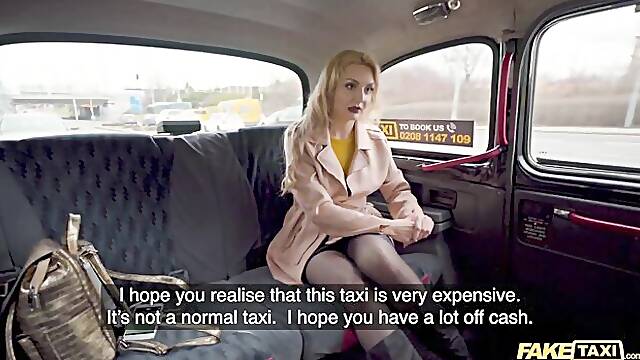 Public porn with fine-looking Caty Kiss and Caty from Fake Taxi