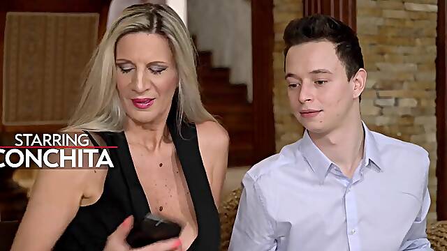 Conchitas Stepmom Teaches Her Stepson to Pound Pussy