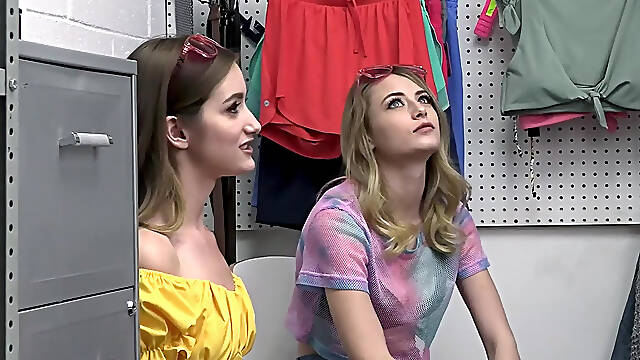 Kyler Quinn and Nadia Noja fuck officer to avoid jail