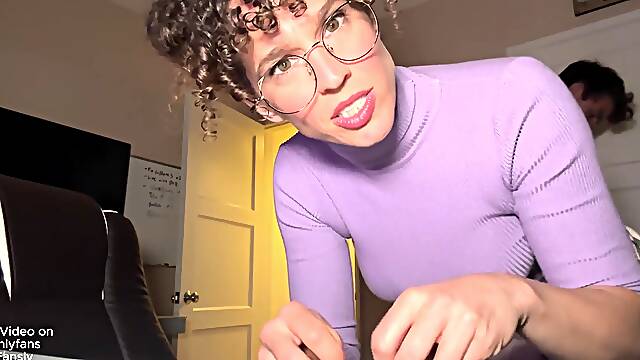 Hot Milf Comparess Condom vs. No Condom3