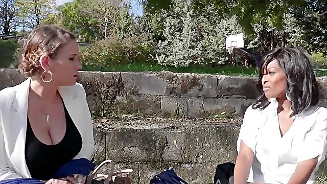 French Ebony Serena Black Casting - Frenchy