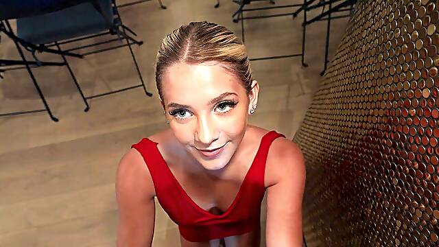 Tanned cutie Becky Summer gets nicely fucked in POV