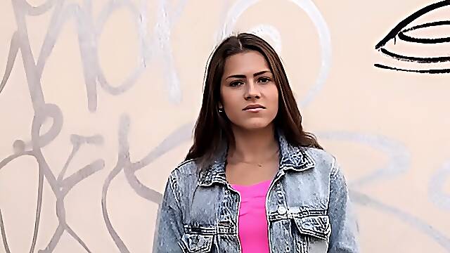 GERMAN SCOUT - Cute Shy Teen Serina Gomez Pickup and Fuck at Model Job