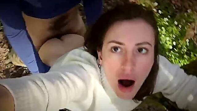 Wild Forest Hook-Up Caught on Cam 🌲😉