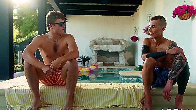 HONEYGUIDE PT 3 Troubled Twink Peeps Hunk & Fuck Friends Banging - SALTBURN Inspiration