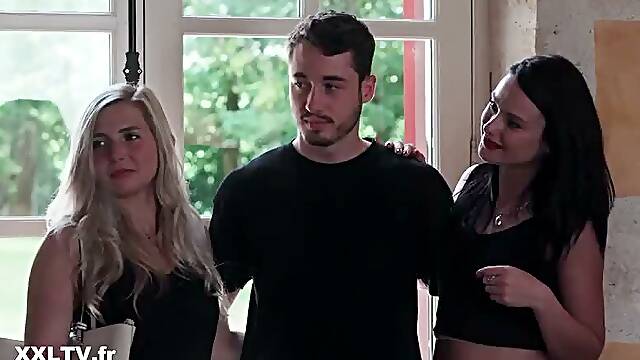 Sexy french threesome with Chloe Duval and Alice Drake
