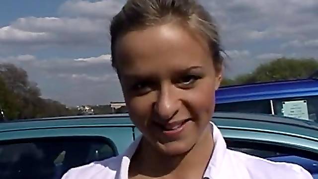 Well built babe Suzie Best picked up on the street for pussy pounding