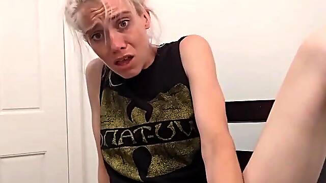 Shaking climax leads to huge cum dump