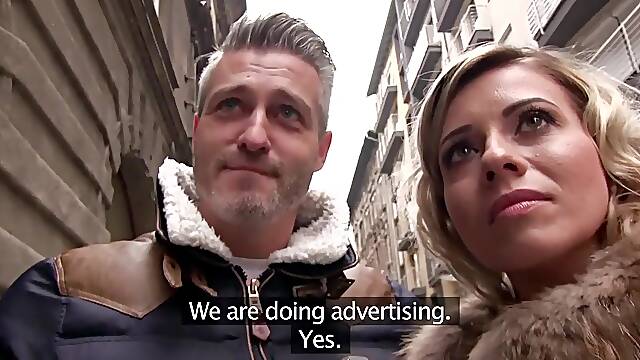 Public Agent - Wicked wife SCREWED in hotel room during the time that spouse waits outside