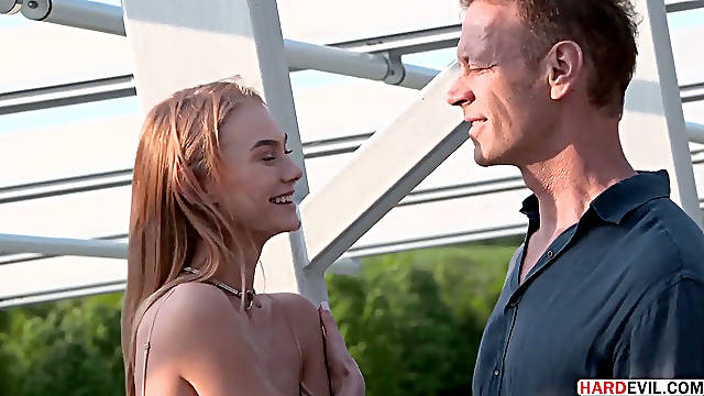 Blonde slut Nancy Ace filled With White Fat Dong