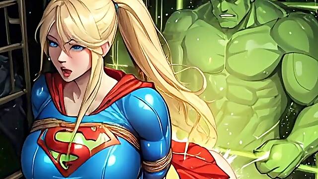 Big innate Tittied blondie Gets group-fucked In Kara vs Da Kryptonite Krew
