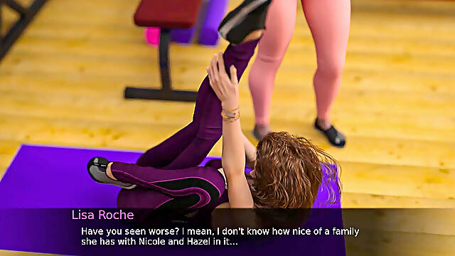 Nursing back to pleasure: exercise with two sexy girls ep 23