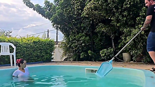 I Gave Some to My Husbands Friends in the Kitchen While He Was Cleaning the Pool.