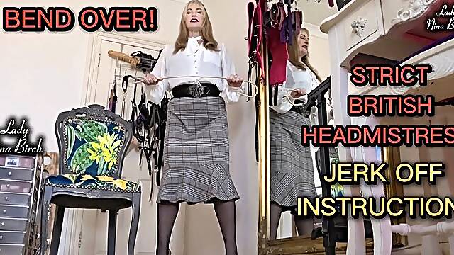 Lady Nina Birch - Punished By My Strict Headmistress