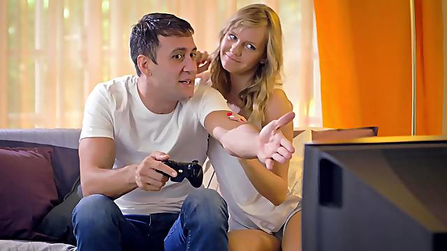 Lucky boyfriend fucked both Ani Blackfox and his GF Lucette Nice