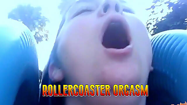 Rollercoaster Orgasm: Secret Vibe Ride at the Theme Park