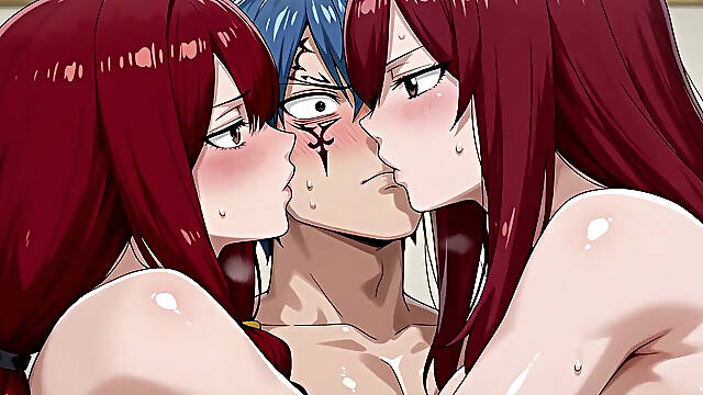 Erza,irene,and Jellal (ffm) Ft