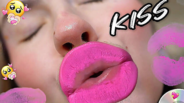 Deep Pinky Sugar Kiss Spit Fetish Kissing