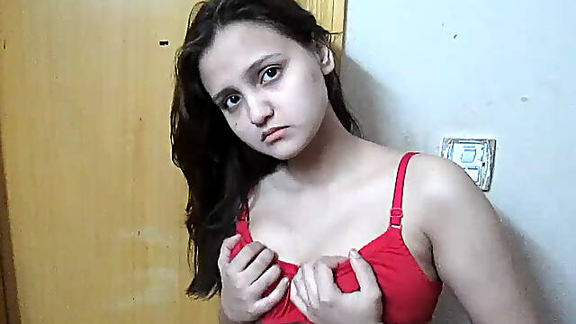 Pakistani Desi Beauty in Red Lingerie for Hot Sex