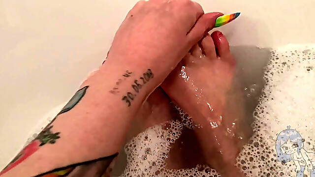 Feet in the Bath