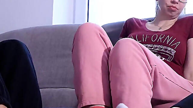 Foot Slave for 3 Stinky Socks Goddesses